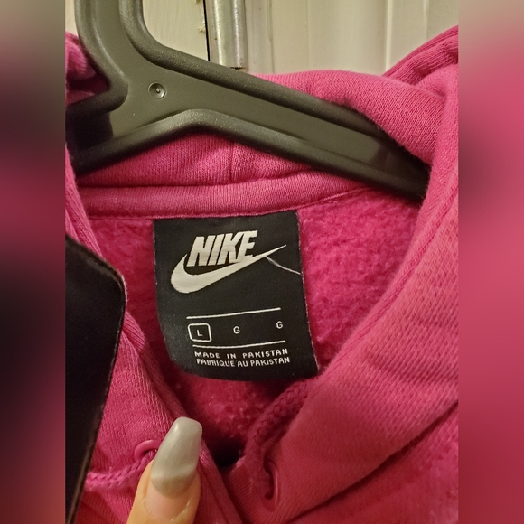 Nike Fuchsia Pullover Hoodie - Picture 2 of 5